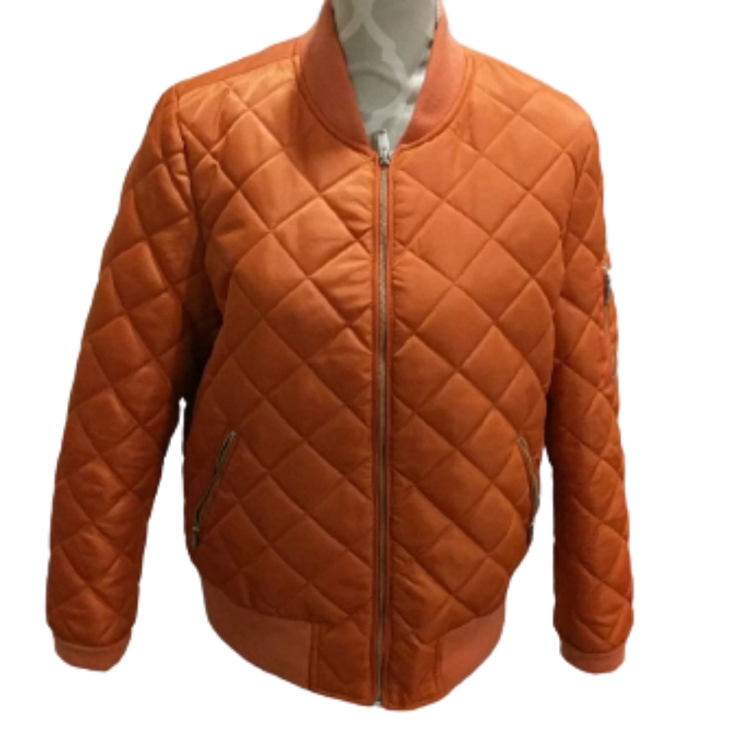 7 For All Man Kind Orange Jacket Like New